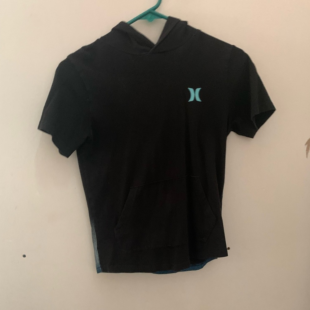 Boys Hurley shirt with hoodie